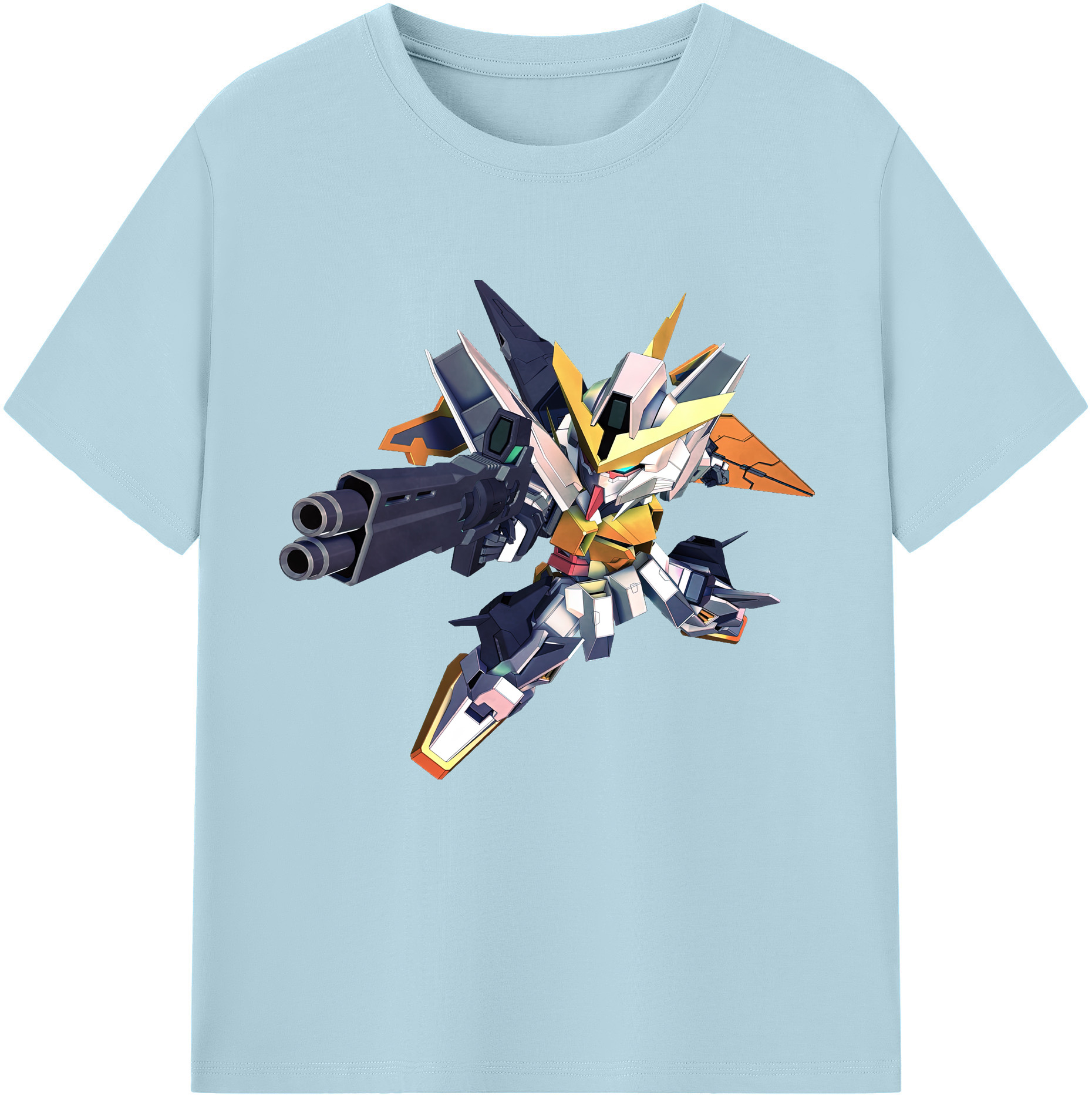 （画像用） 機動戦士ガンダム Mobile Suit Gundam 綿100％半袖Tシャツ（フロントプリント）